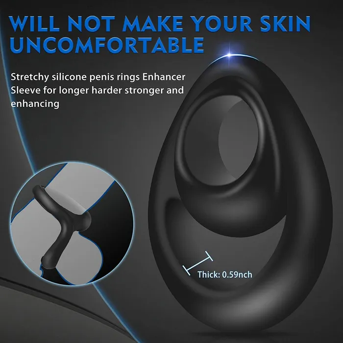 Silicone Male Longer Lasting Erection Cock Ring | Lusty Age Male Sex Toys