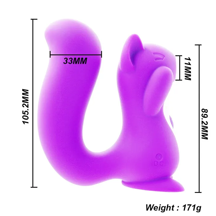 Squirrel Sucking Women Dildo Vibrator | Lusty Age Female Sex Toys