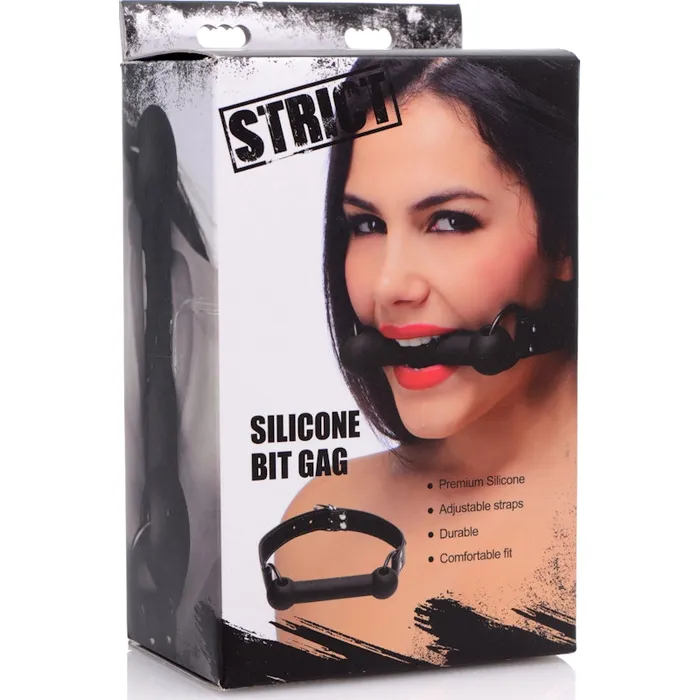 Strict Female Sex Toys Silicone Bit Gag