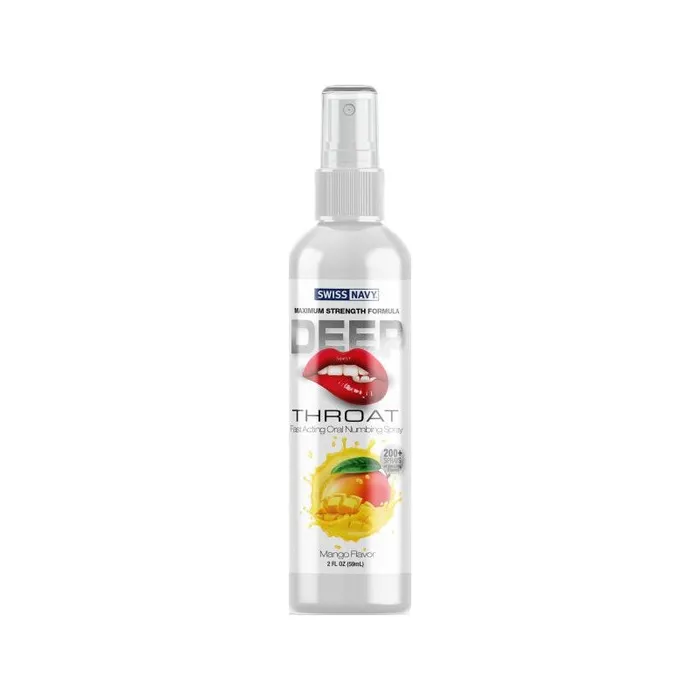 Swiss Navy Mango Deep Throat Spray 2oz/59ml | Swiss Navy Male Sex Toys