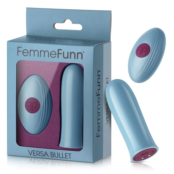 Versa Bullet With Remote - Light Blue | Femme Funn Female Sex Toys