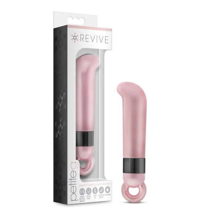 Vibrators Blush Novelties Revive Petite G Pocket Sized G Spot Vibrator Rose Gold