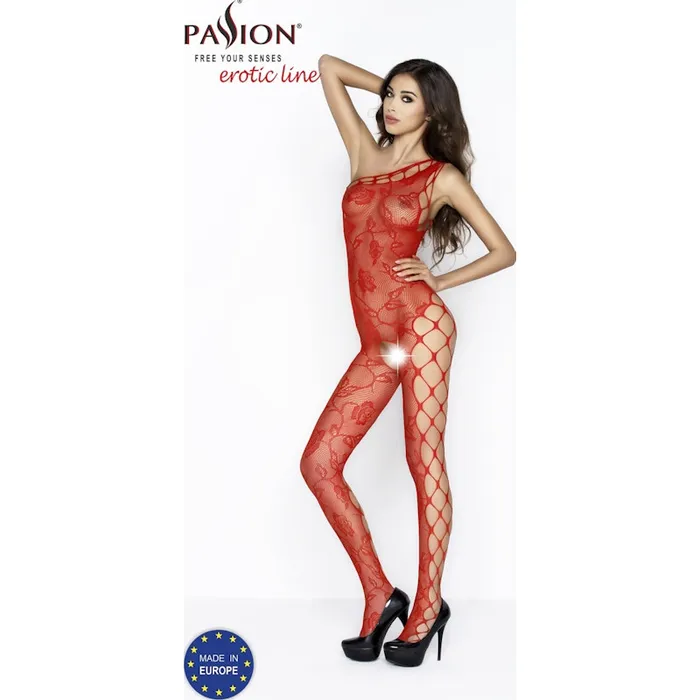 Vibrators Bodysuit BS036 Red Passion Lingerie