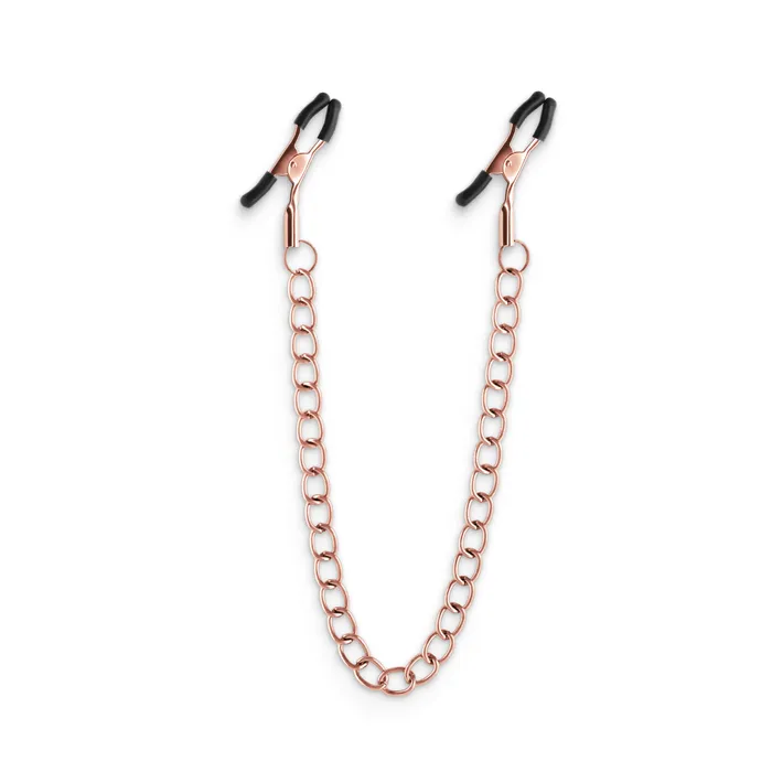 Vibrators Bound Nipple Clamps Dc2 Rose Gold nsnovelties