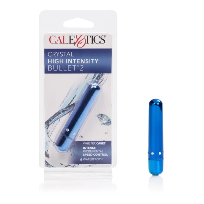 Vibrators CalExotics Crystal High Intensity Bullet 2 Blue