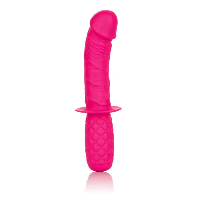 Vibrators CalExotics Silicone Grip Thruster Pink