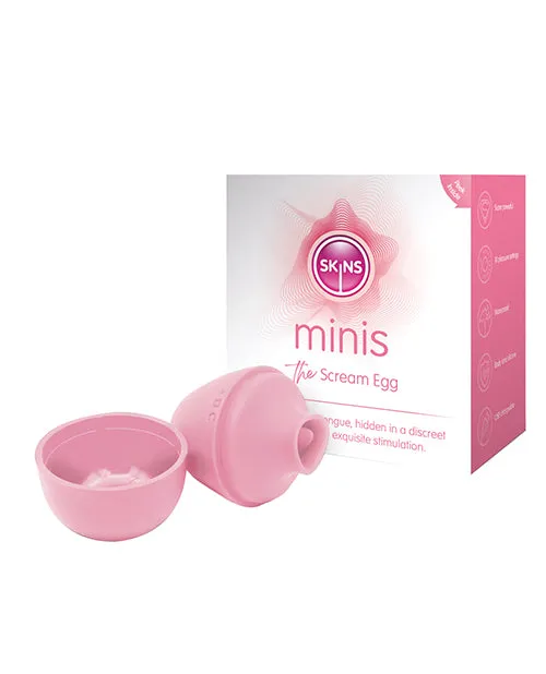 Vibrators Creative Conceptions Skins Minis The Scream Egg Pink