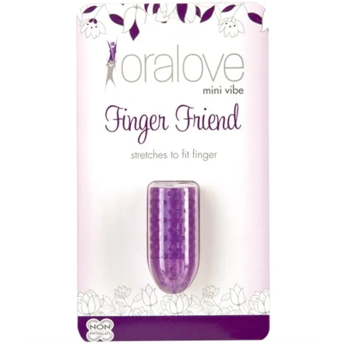 Vibrators | Doc Johnson Oral Love Finger Friend - Purple