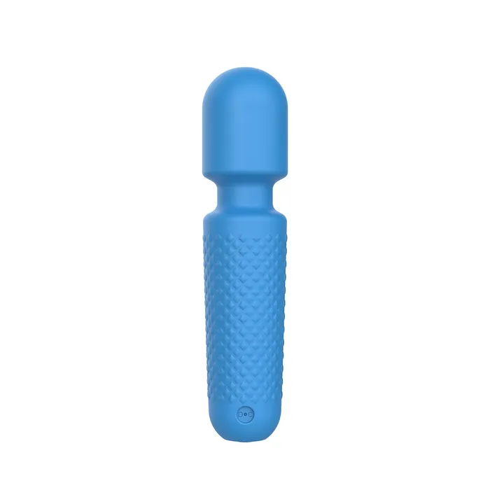 Vibrators Emojibator Emojibator Tiny Wand Vibrator Blue