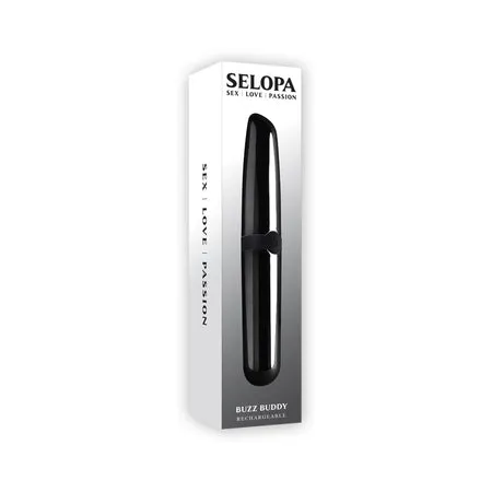 Vibrators | evolv Selopa Buzz Buddy Bullet Vibrator - Black Chrome