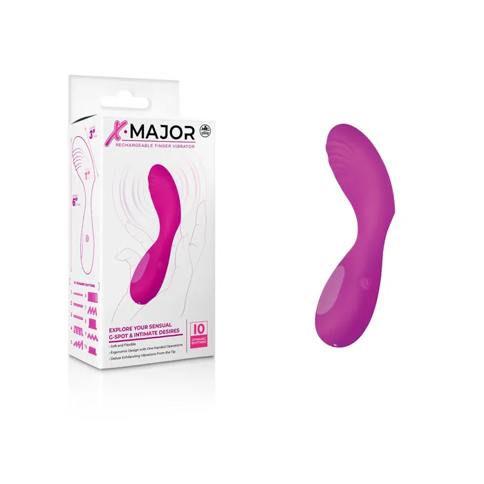 Vibrators Excellent Power X Major Finger Vibe Pinkfpbq032a00028