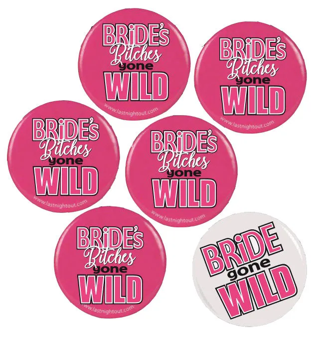 Vibrators Georges Fun Factory Bride Gone Wild Button Assortment 6 Buttons