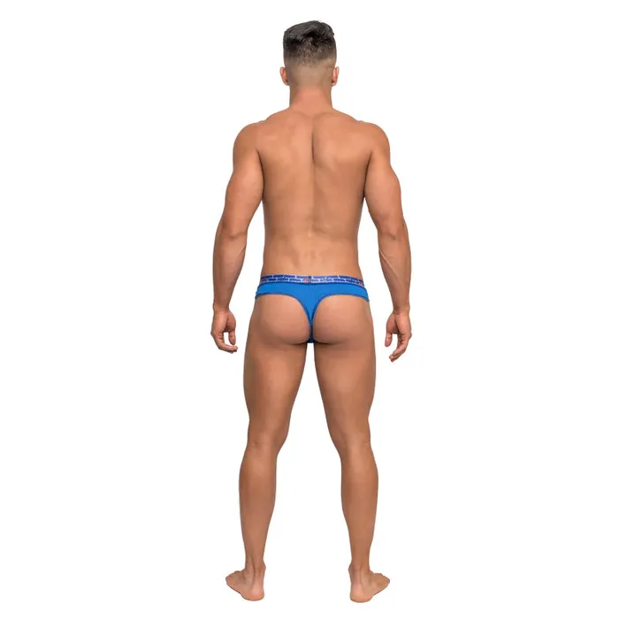 Vibrators | Male Power Reversible - Thong - Small/ Medium - Royal Blue