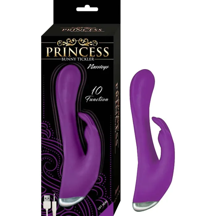 Vibrators | Nasstoys Princess Bunny Tickler - Purple