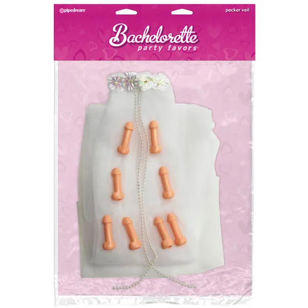 Vibrators Pipedream Bachelorette Party Favors Pecker Veil Hens Night Novelty