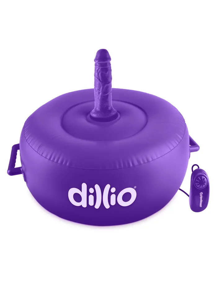 Vibrators Pipedream Dillio Purple Vibrating Inflatable Hot Seat