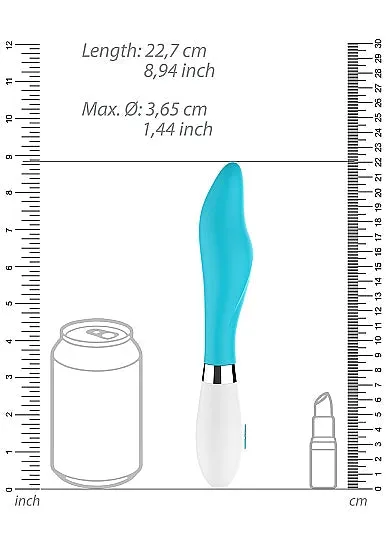 Vibrators | Shots America LLC Shots Luminous Athamas Silicone 10 Speed Vibrator - Turquoise