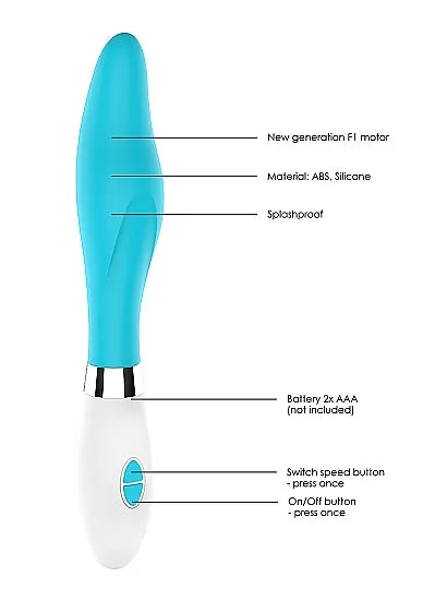 Vibrators | Shots America LLC Shots Luminous Athamas Silicone 10 Speed Vibrator - Turquoise