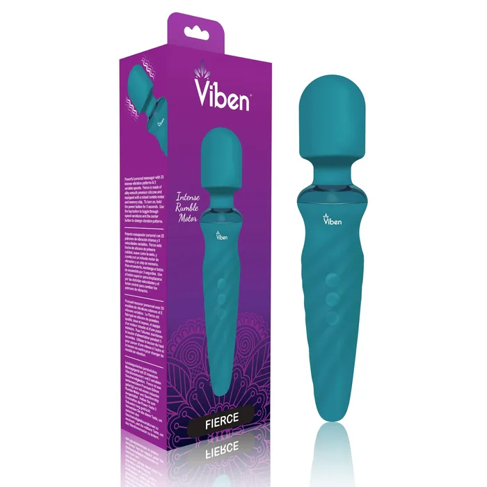 Vibrators | Viben Viben Fierce Intense Wand Massager Ocean