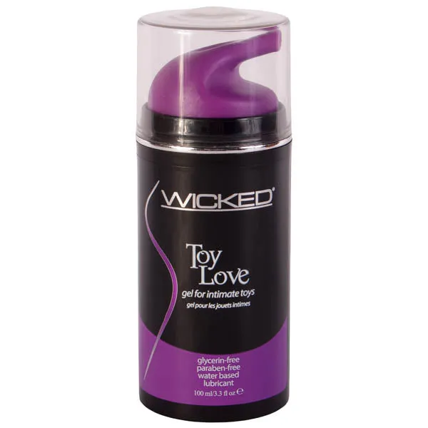 Vibrators Wicked Wicked Toy Love Glycerin Free Water Based Lubricant 100 ml 33 oz Bottle