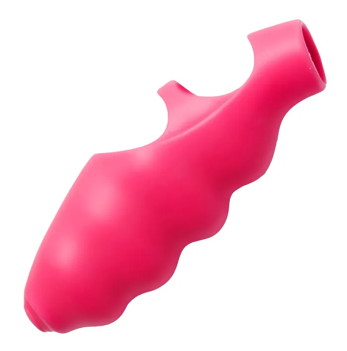 Vibrators XR Brands Frisky Ripples Finger BangHer Vibe Pink