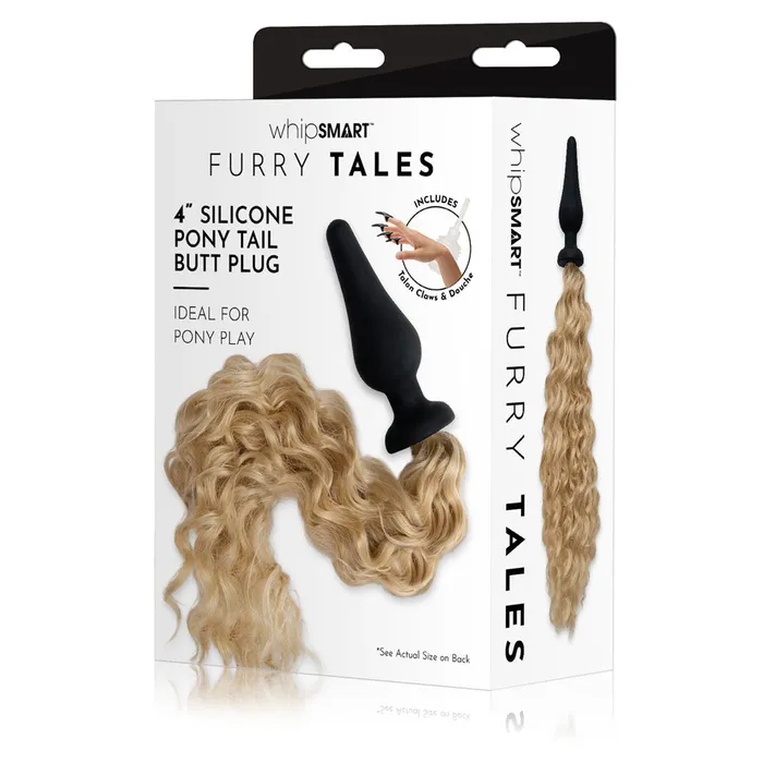 WhipSmart WhipSmart Furry Tales 4 Inch Silicone Pony Tail Butt Plugws3511 Anal