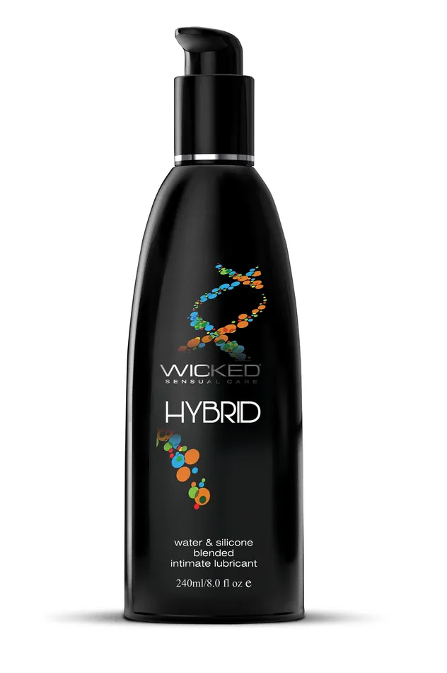 Wicked Sensual Care Lubricants Hybrid Water and Silicone Blended Lubricant 8 Fl Oz