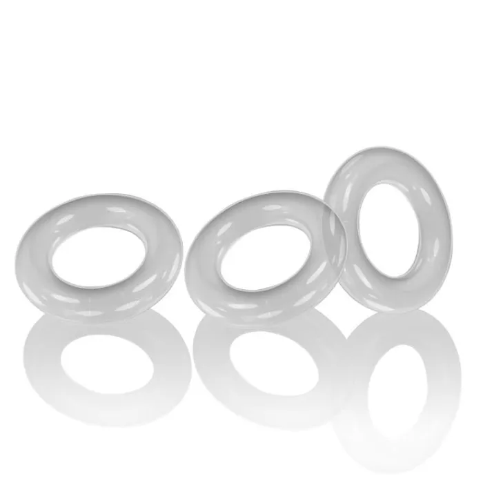 Willy Rings 3-Pack Cockrings - Clear | Oxballs Anal