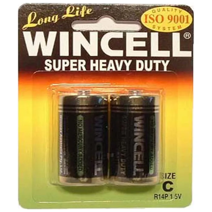 Wincell Male Sex Toys Wincell Super Heavy Duty C Size Carded 2Pk Battery