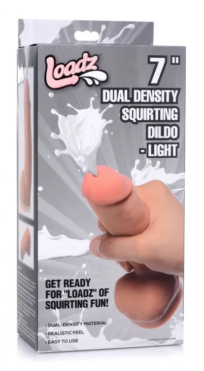 XR Brands Dildos | Loadz Dual Density Squirting Dildo