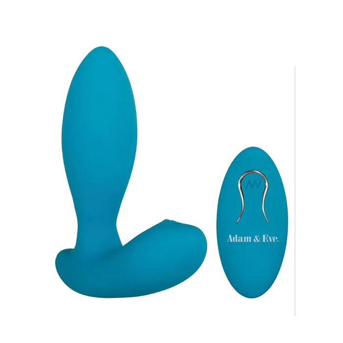 Adam Eve Eves G Spot Thumper wClit Motion Massager Teal Curve Toys Female Sex Toys