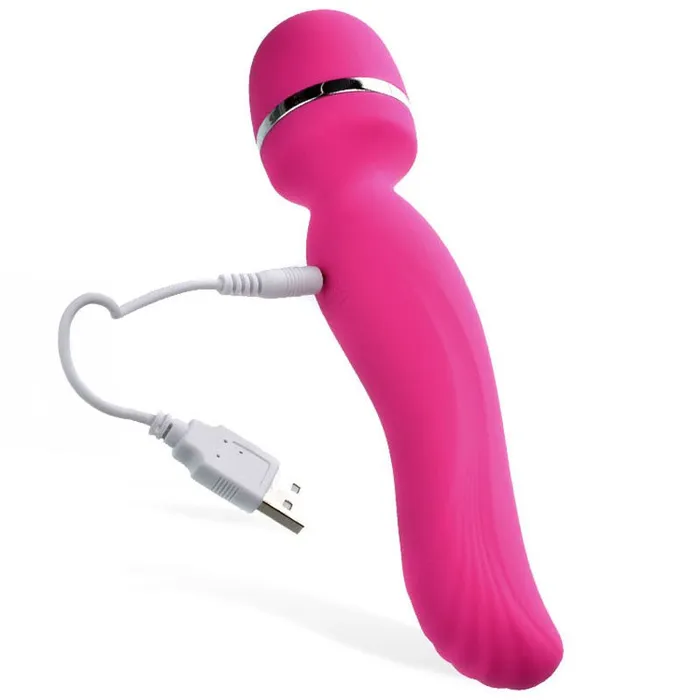 Adam Eve Intimate Curves Rechargeable Massage Wand Pink 197 cm 775 Adam Eve Vibrators