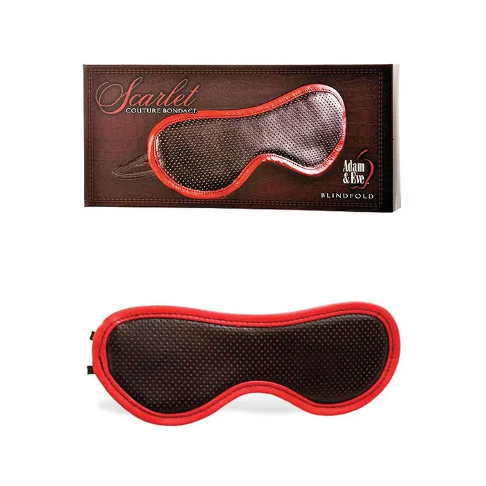 Anal Adam Eve Adam Eve Scarlet Couture Blindfold BlackRed Blindfold