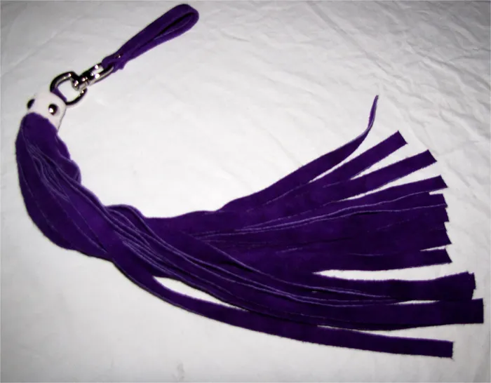 Anal Bdsmgear 24 inch Handleless Leather or Suede Flogger