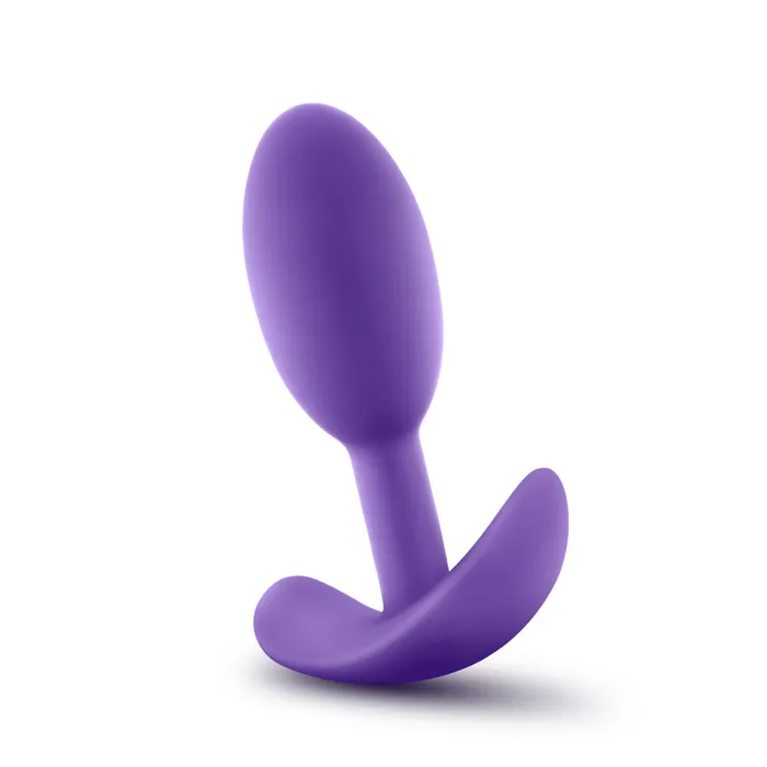 Anal Blush Novelties Luxe Wearable Vibra Slim Plug Small Purple