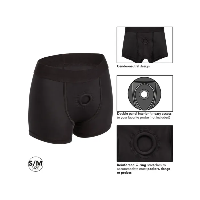 Anal CalExotics Boundless Boxer Brief Sm Black