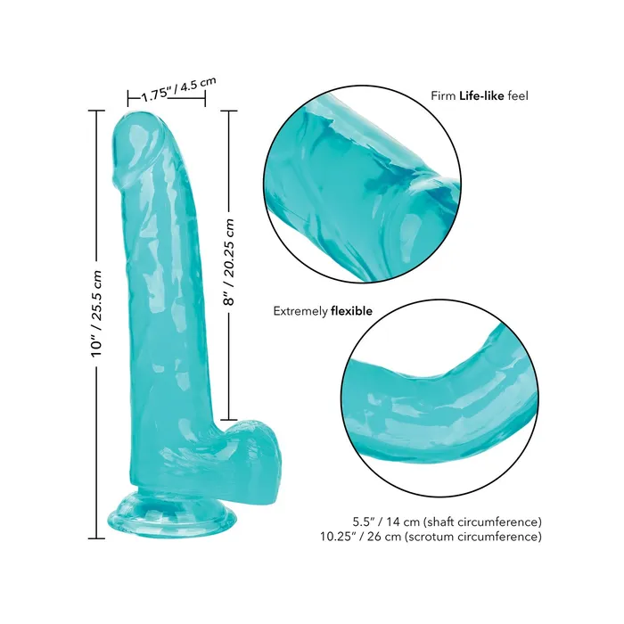 Anal CalExotics Size Queen 8 Inch Blue