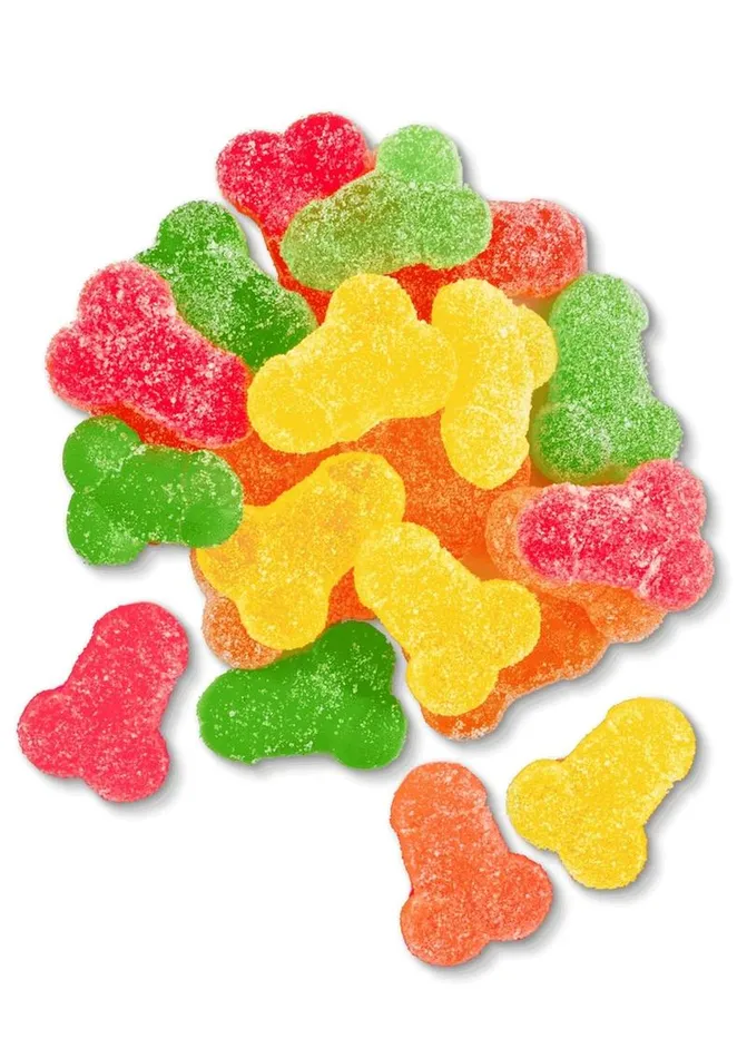 Anal Candyprints Candy Candyprints Suck A Bag Of Gummy Dicks 4oz Assorted Flavors