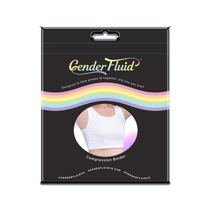 Anal Gender Fluid Mid Length Chest Compression Binder Gender Fluid