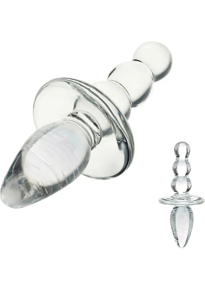 Anal Glas Glas Titus Beaded Butt Plug