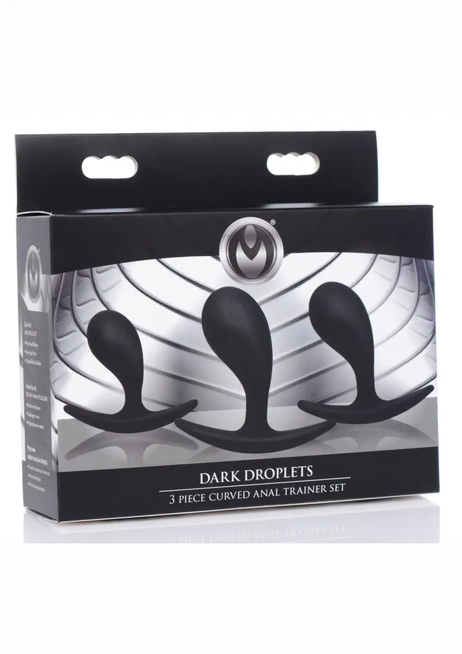 Anal Master Series Master Series Dark Droplets Curved Anal Trainer