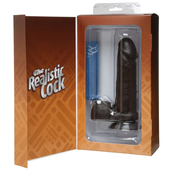 Anal Realistic Cocks Realistic Cock 6 inch Black