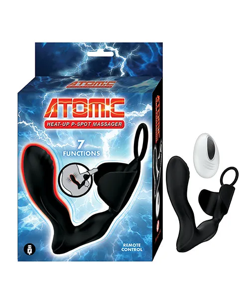 Atomic Heatup PSpot Massager Black Nasstoys Anal