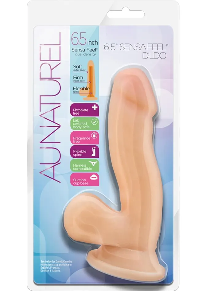 Au Naturel Female Sex Toys Au Naturel Sensa Feel Dildo with Suction Cup