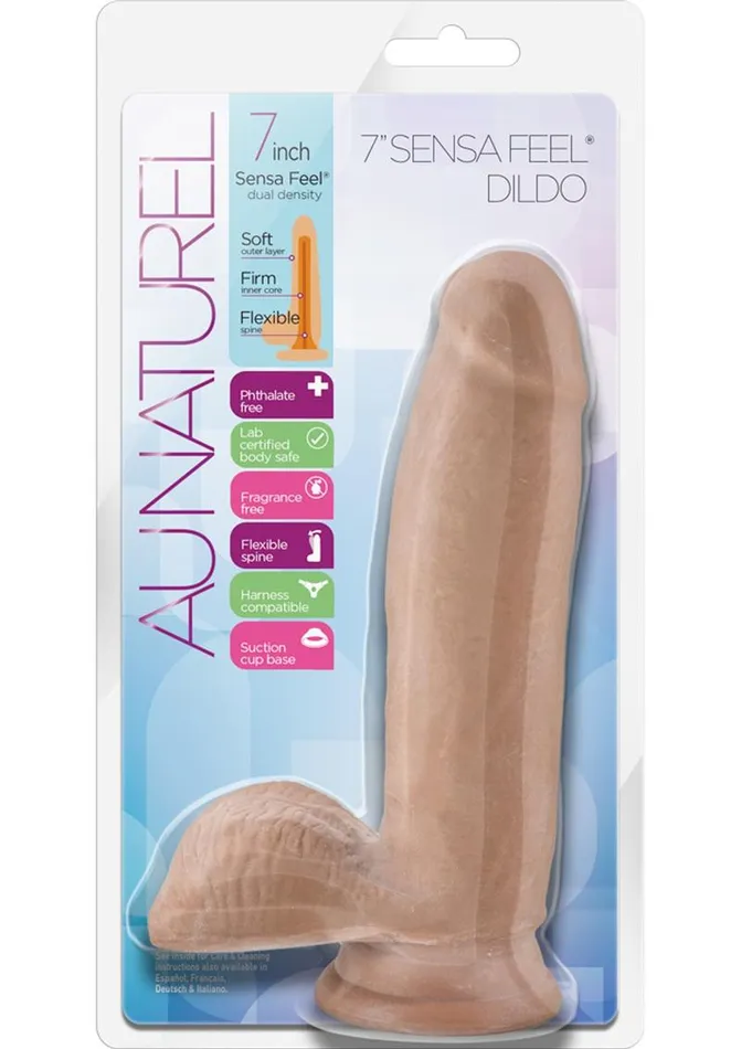 Au Naturel Female Sex Toys Au Naturel Sensa Feel Dildo with Suction Cup