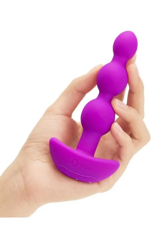 BVibe Triplet Anal Beads Rechargeable Silicone Beads with Remote Control bVibe Male Sex Toys