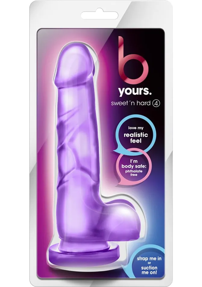 B Yours Dildos B Yours Sweet N Hard 4 Dildo with Balls