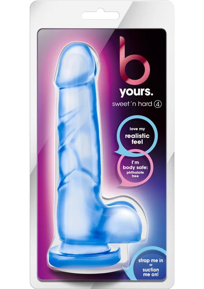 B Yours Dildos B Yours Sweet N Hard 4 Dildo with Balls