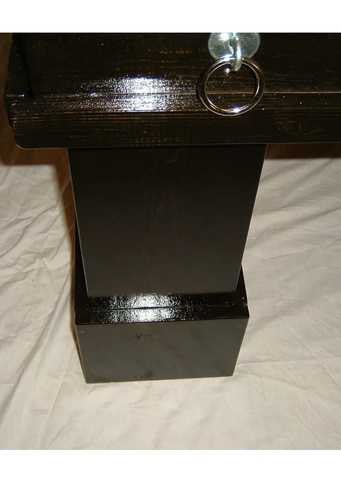 BDSMGear Couples Dungeon Table Bondage Table With Bars