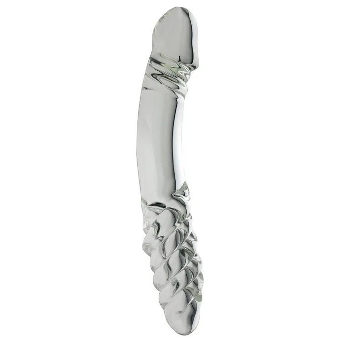 Blown Double Ended with Twist Glass Dildo Spartacus Dildos